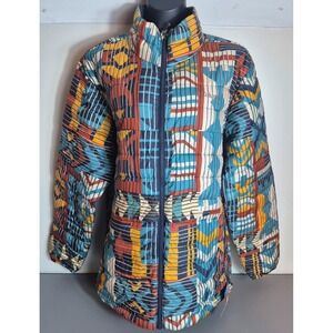 Columbia Mens Powder Lite Puffer Jacket Omni-Heat Large Multicolored NEW NWT